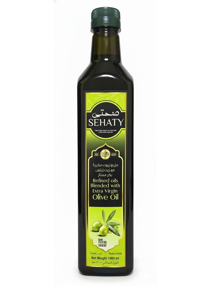 Sehaty Olive Oil Blend for Cooking & Salads – Balanced Taste, High Heat Stability, 1L - Image 1